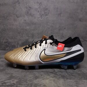NIKE Tiempo Legend 10 Elite FG Soccer Cleats Golden Touch Mens 6‎ Womens 7.5